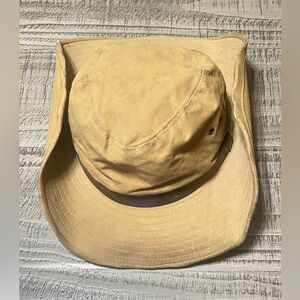 Vtg. Filson Khaki Outdoor Bush Waxed Hat